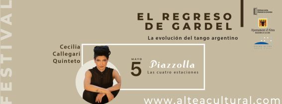 Cecilia Callegari Quinteto: Piazzolla. Las cuatro estaciones.