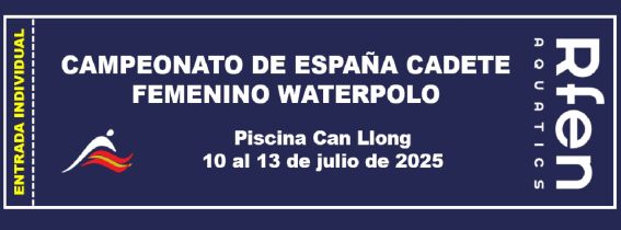 CAMPEONATO DE ESPAÑA CADETE FEMENINO WATERPOLO