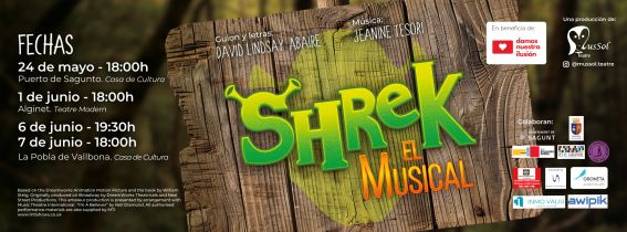 Shrek, el musical. PUERTO DE SAGUNTO