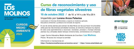 Curso "Reconocimiento y uso de fibras vegetales silvestres".