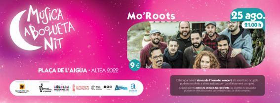 Mo'Roots - Música a Boqueta Nit - Altea 2022