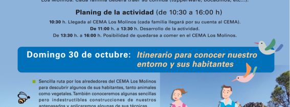 Domingos en familia en el CEMA Los Molinos. 30 de octubre de 2022.