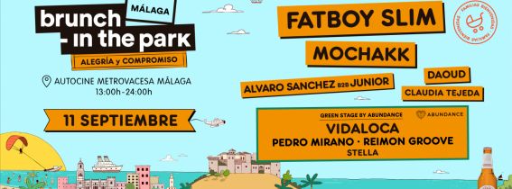 Brunch -In the Park #1 Málaga · Fatboy Slim. Mochakk, Vidaloca and more