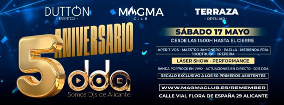 ANIVERSARIO: SOMOS DJS DE ALICANTE: DDA