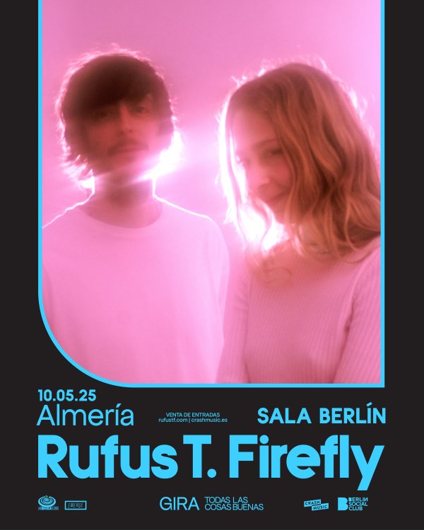 CONCIERTO DE RUFUS T.FIREFLY- ALMERÍA - SALA BERLIN SOCIAL CLUB - SÁBADO 10 DE MAYO