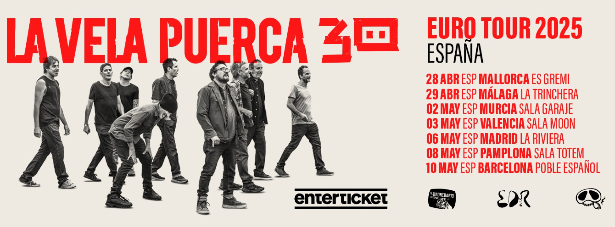 La Vela Puerca 30 aniversario en Murcia