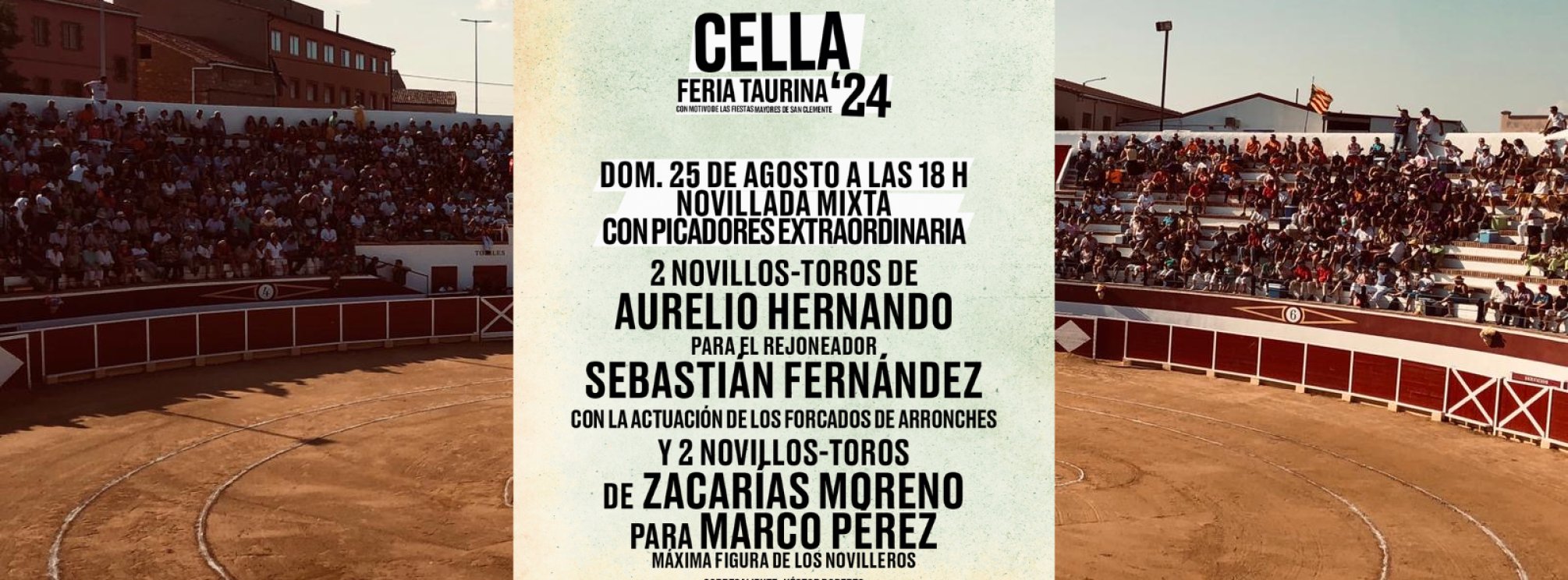 NOVILLADA MIXTA CON PICADORES EXTRAORDINARIA en CELLA