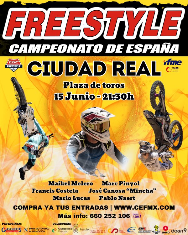 CIUDAD REAL - RFME CAMPEONATO DE ESPAÑA DE FREESTYLE MOTOCROSS 2024
