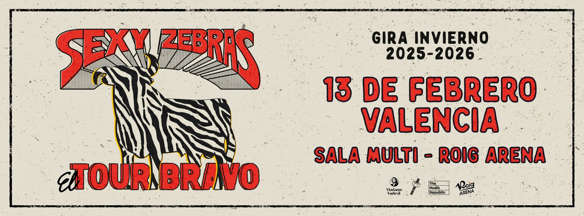 Sexy Zebras en Valencia 2026