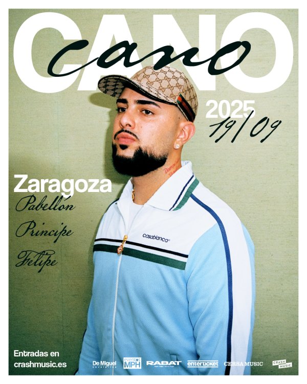 CONCIERTO CANO - ZARAGOZA - PABELLÓN PRÍNCIPE FELIPE - VIERNES 19 DE SEPTIEMBRE