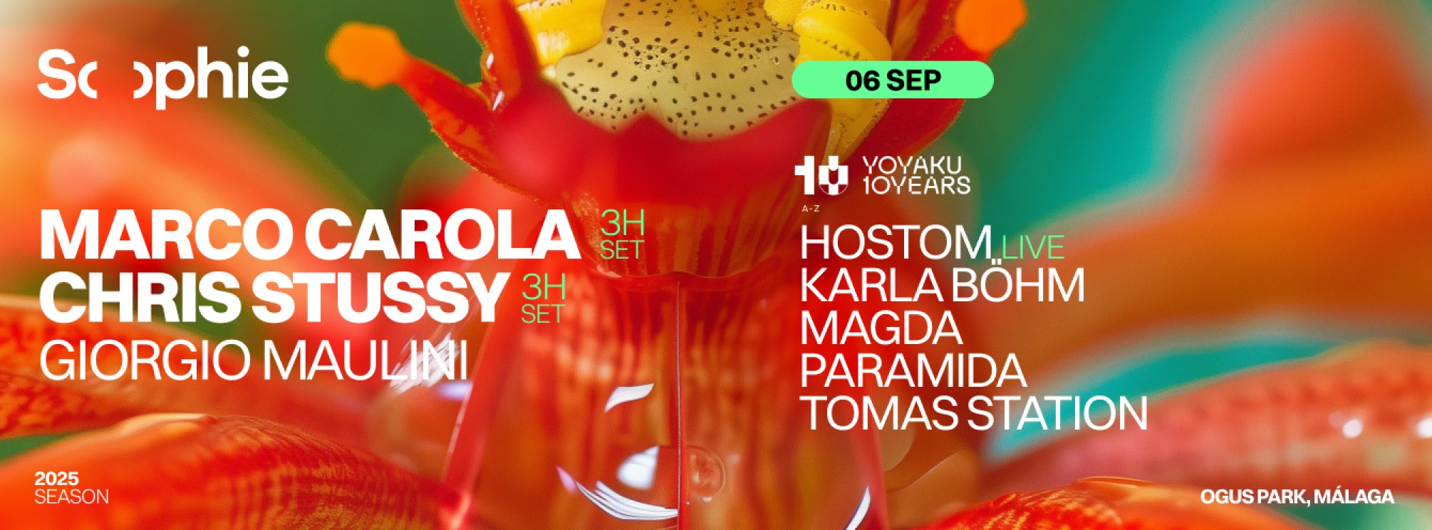 Sophie - Marco Carola, Chris Stussy, and more