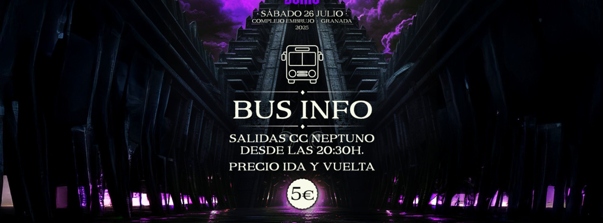 AUTOBÚS DOMO XIX - SABADO 26 JULIO 2025