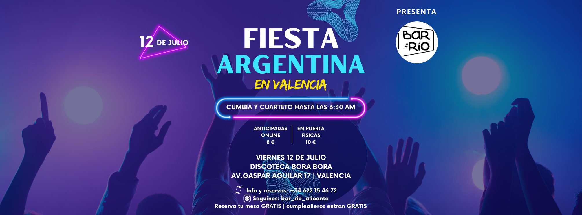 Fiesta Argentina en Valencia | Cumbia & Cuarteto