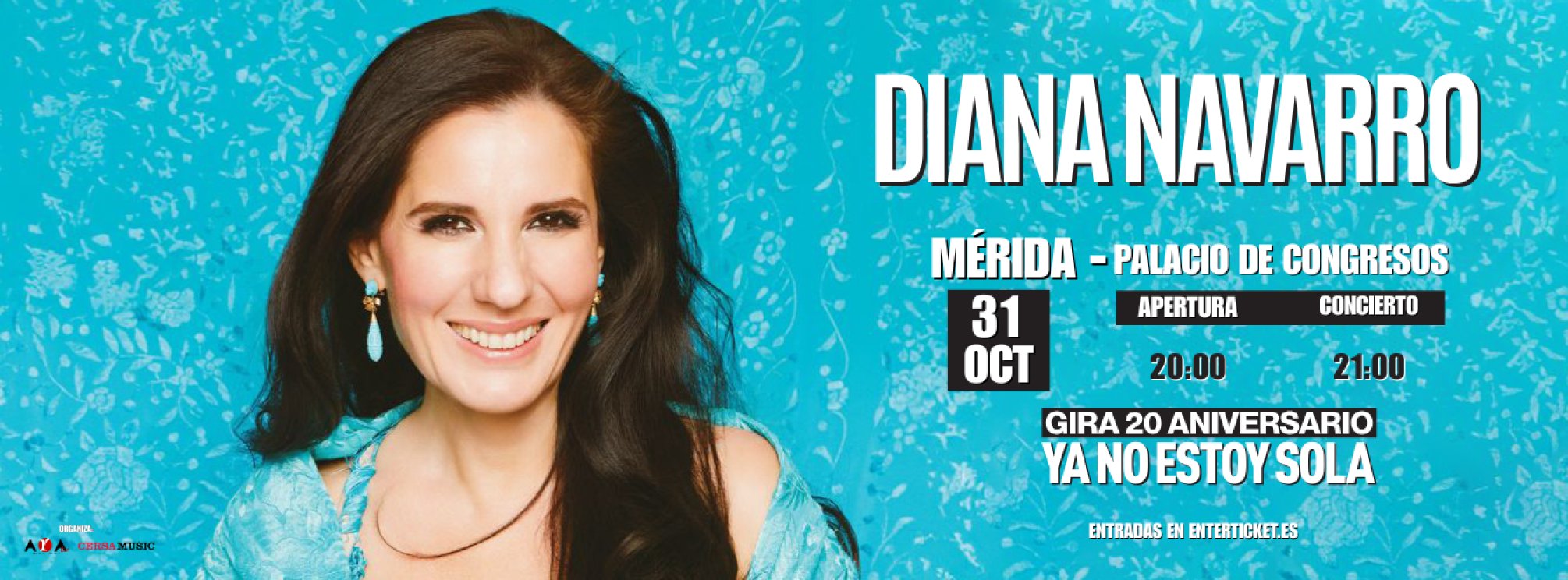 DIANA NAVARRO - GIRA 20 ANIVERSARIO "YA NO ESTOY SOLA" - EN MÉRIDA