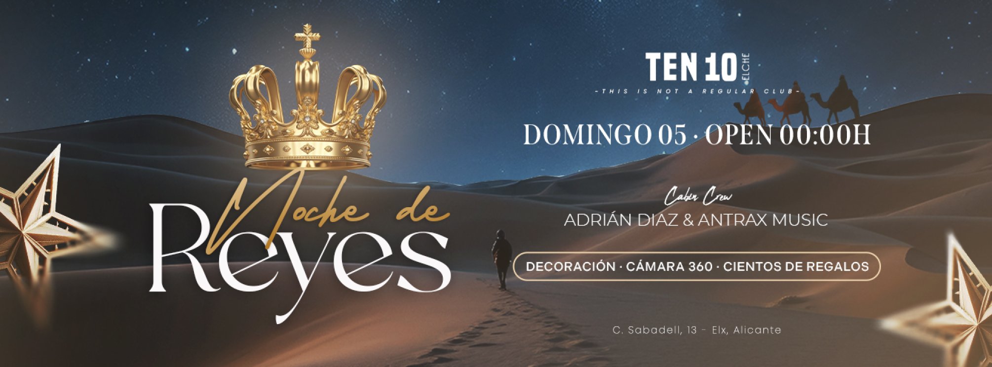 Domingo 5 reyes TEN 10 elche