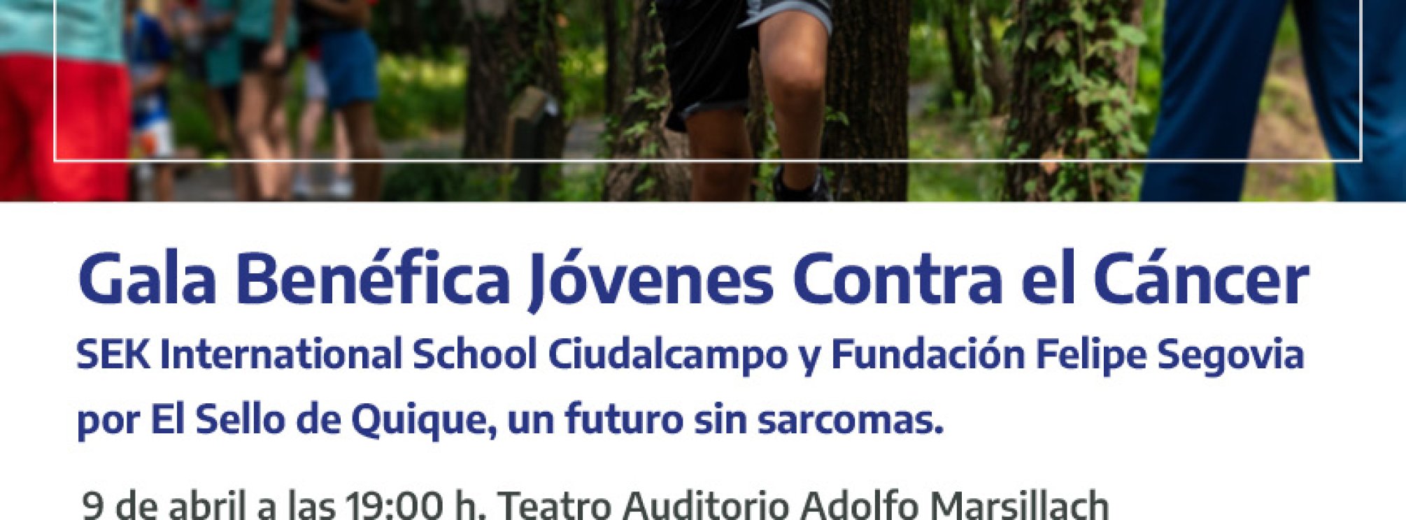 El Sello de Quique. SEK International School Ciudalcampo y Fundación Felipe Segovia