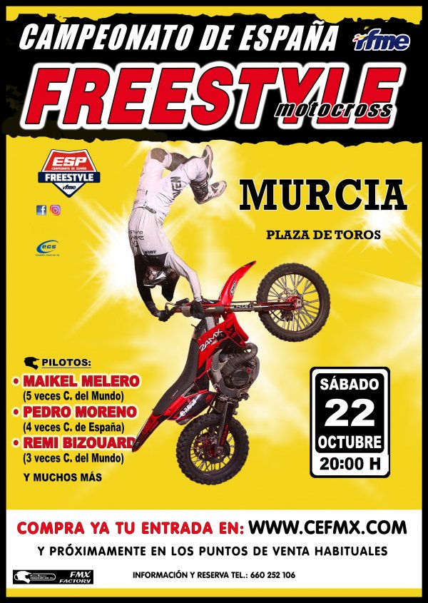 MURCIA - RFME CAMPEONATO DE ESPAÑA DE FREESTYLE MOTOCROSS