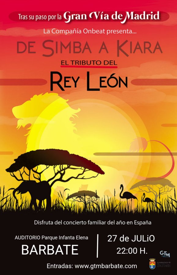 EL REY LEÓN en BARBATE
