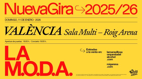 Nueva Gira 25/26 - LA M.O.D.A.