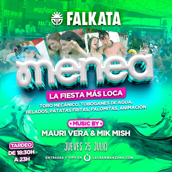 DISCOTECA FALKATA - TARDEO MENEA JUEVES 25 DE JULIO