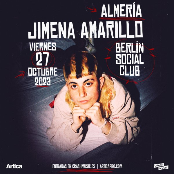 CONCIERTO JIMENA AMARILLO - ALMERÍA - SALA BERLIN SOCIAL CLUB -  VIERNES 27 DE OCTUBRE
