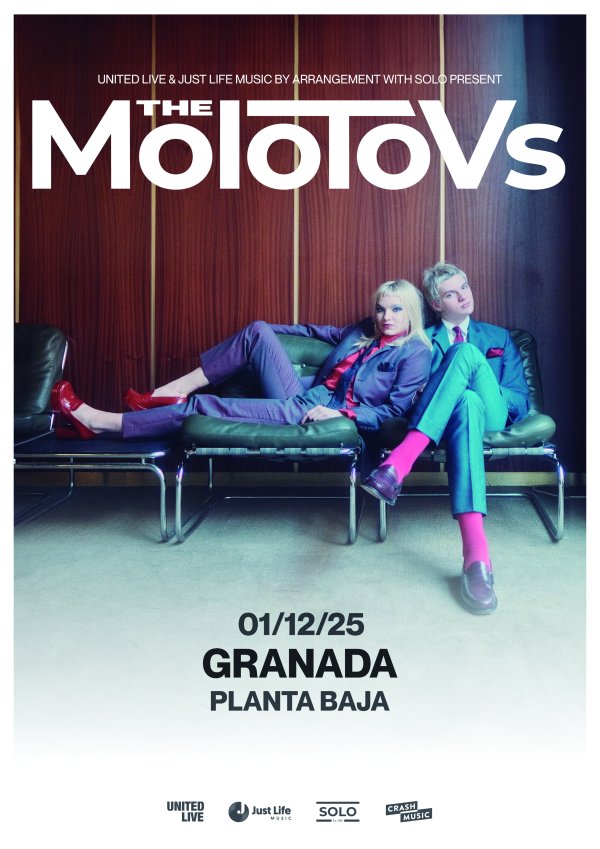 CONCIERTO THE MOLOTOVS - GRANADA - SALA PLANTA BAJA - LUNES 1 DE DICIEMBRE