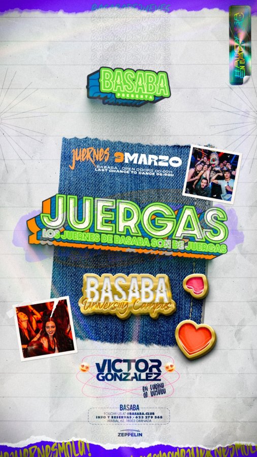 Autónomo Rubicundo marco Discoteca Basaba Granada - jueves 9 Marzo | Enterticket